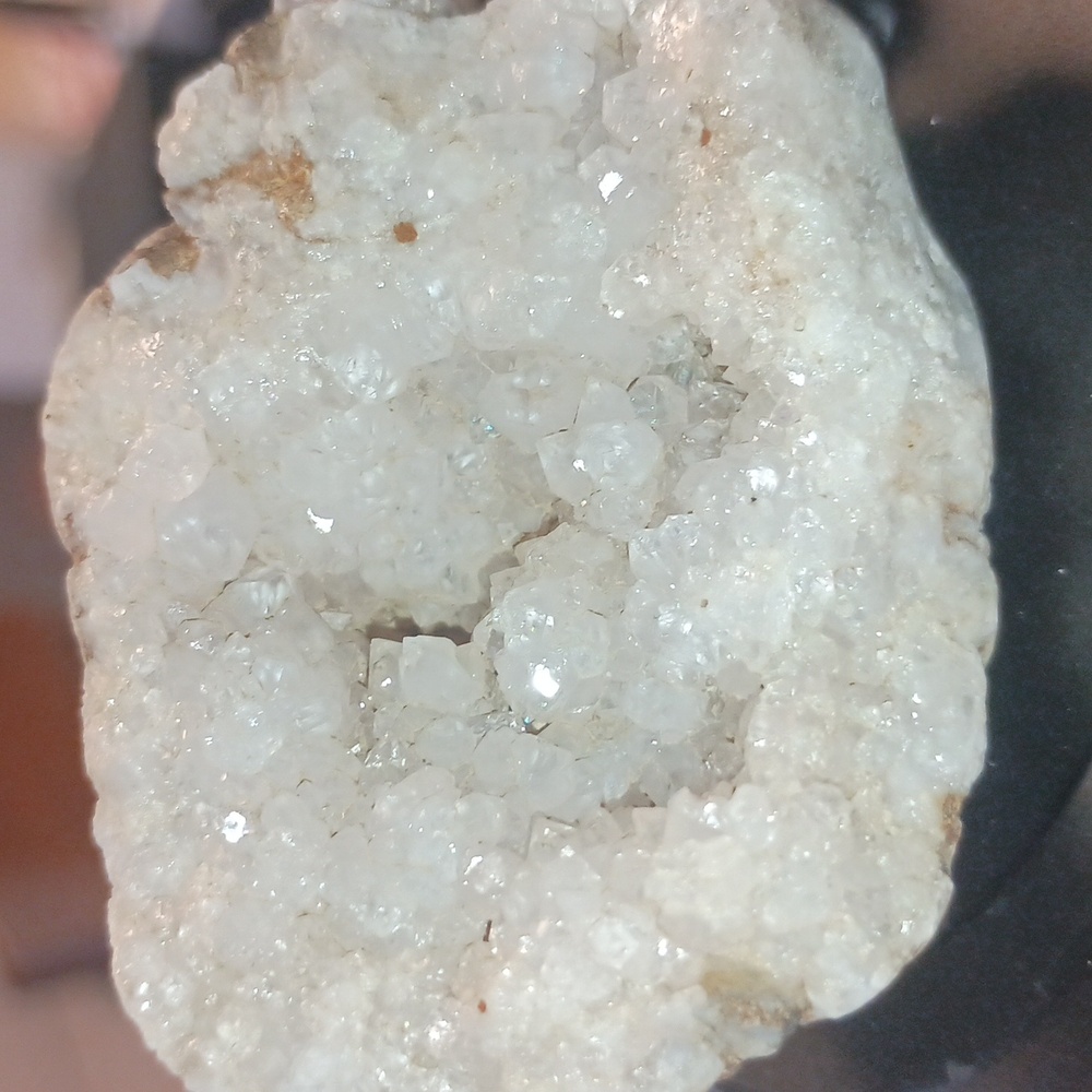 Sparkly Geode Crystal Rock Weight : 62.5 Grams . Naturally Made in Nature